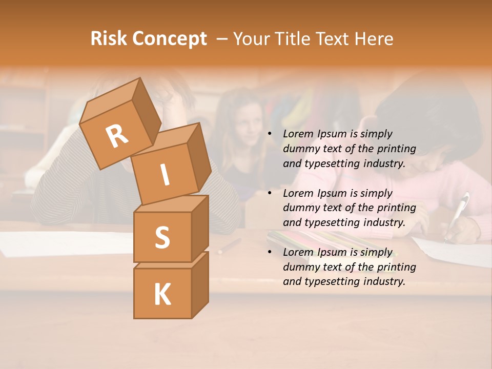 Elementary Sit Together PowerPoint Template