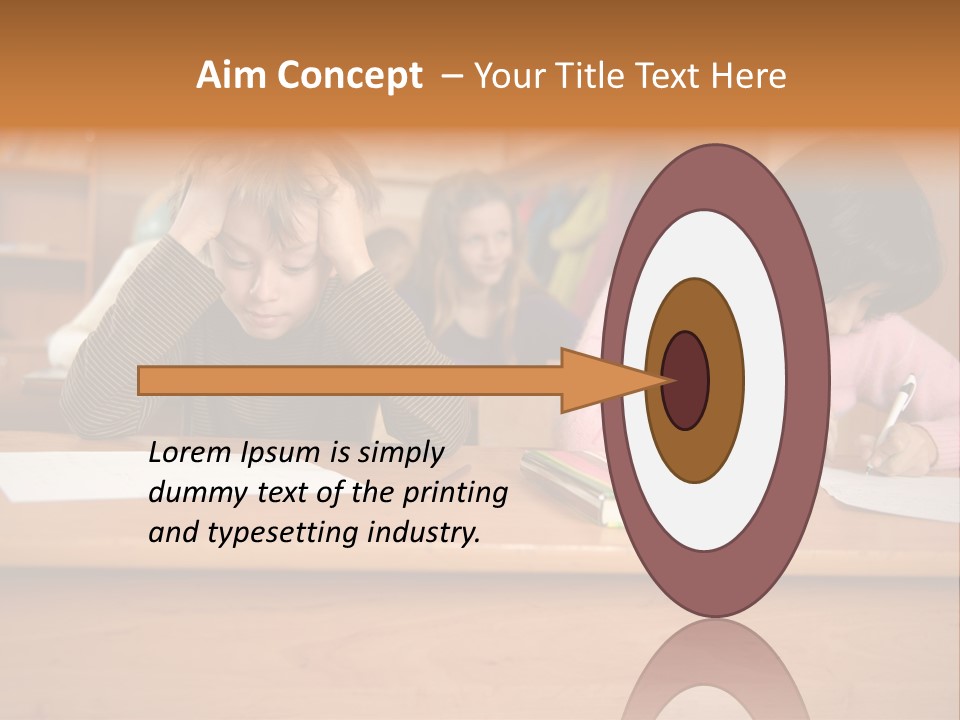Elementary Sit Together PowerPoint Template