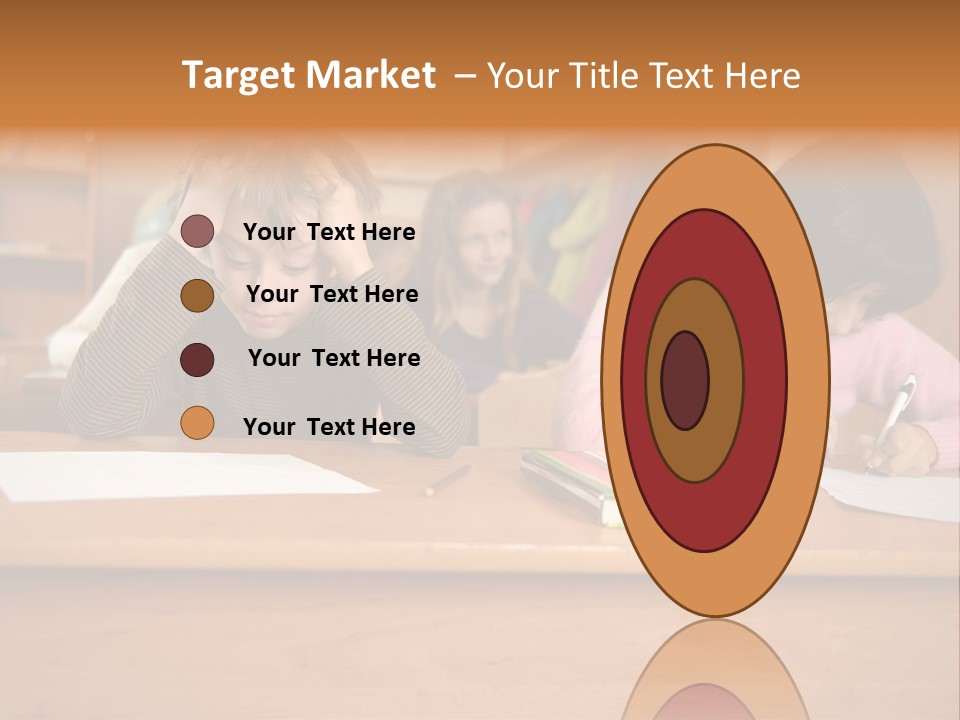 Elementary Sit Together PowerPoint Template