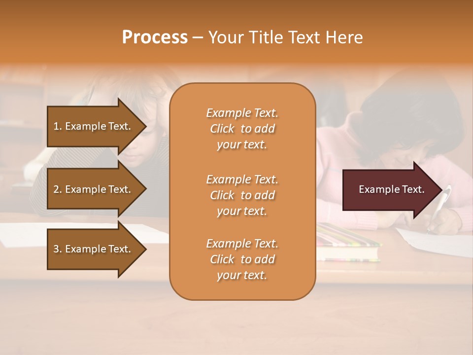 Elementary Sit Together PowerPoint Template