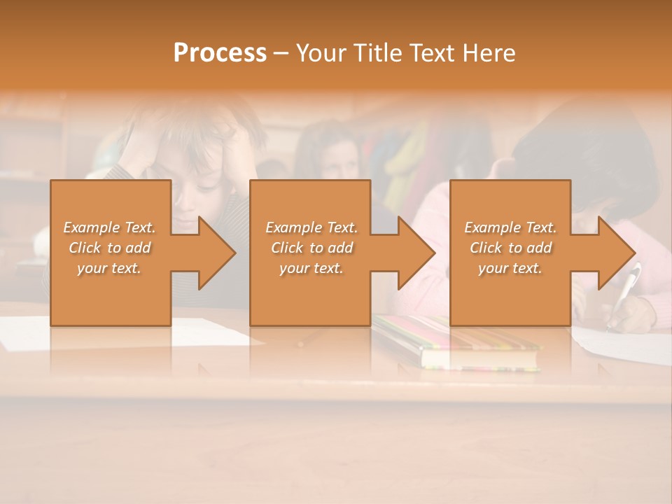 Elementary Sit Together PowerPoint Template
