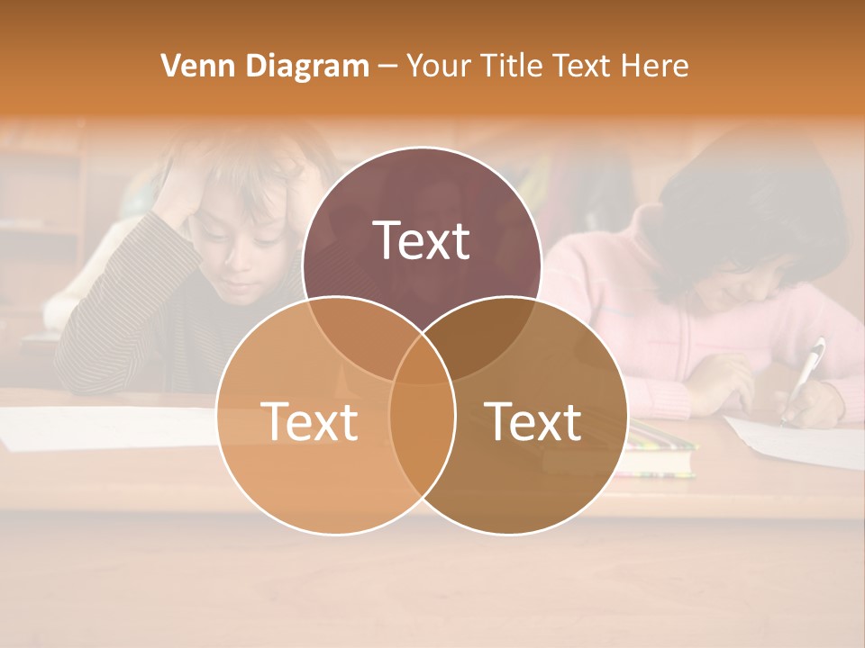 Elementary Sit Together PowerPoint Template