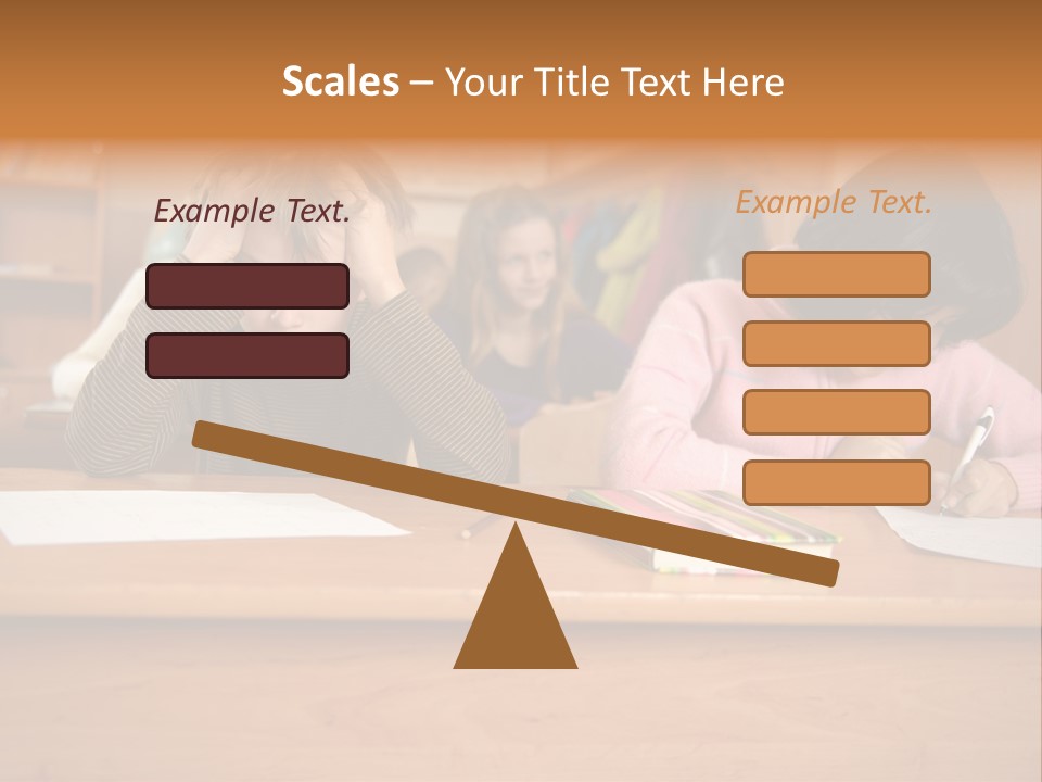 Elementary Sit Together PowerPoint Template