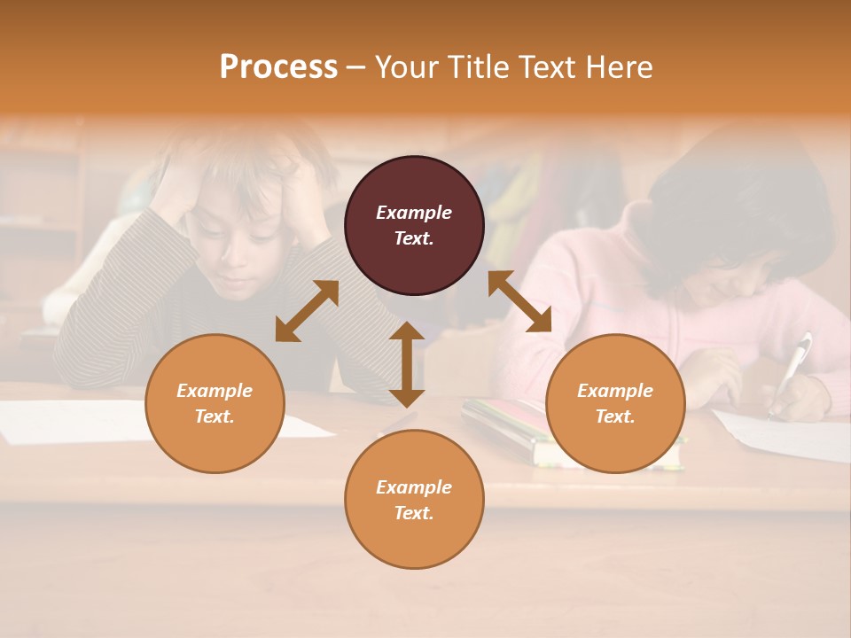 Elementary Sit Together PowerPoint Template