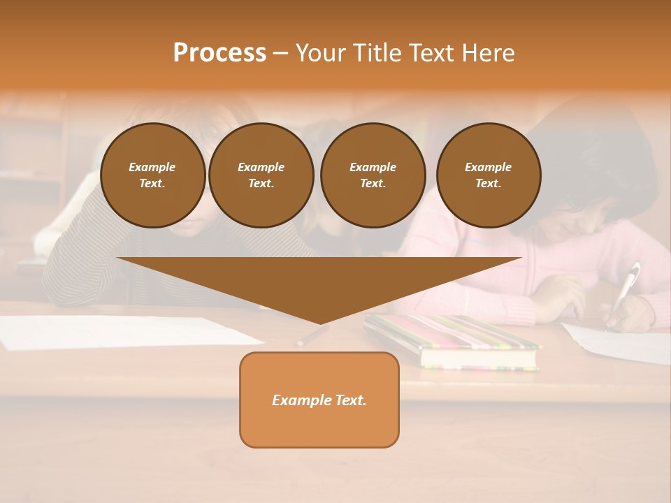 Elementary Sit Together PowerPoint Template