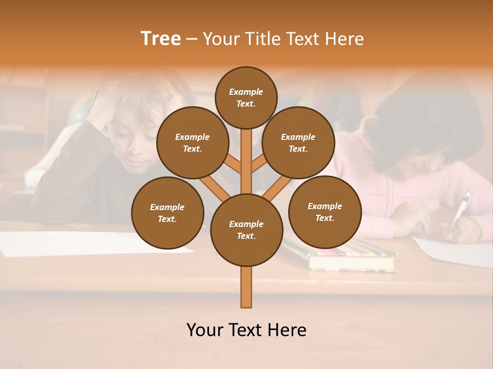 Elementary Sit Together PowerPoint Template
