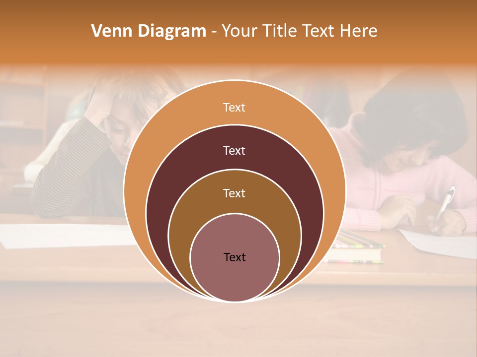 Elementary Sit Together PowerPoint Template