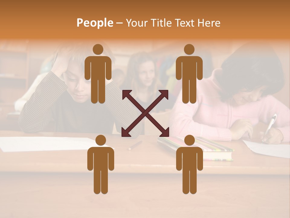 Elementary Sit Together PowerPoint Template