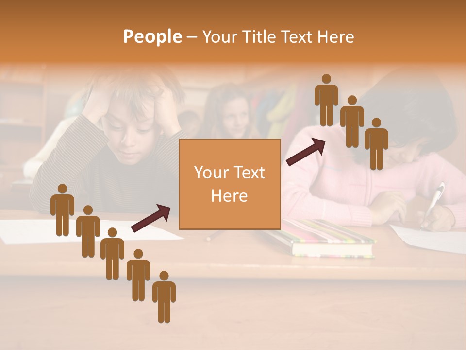 Elementary Sit Together PowerPoint Template