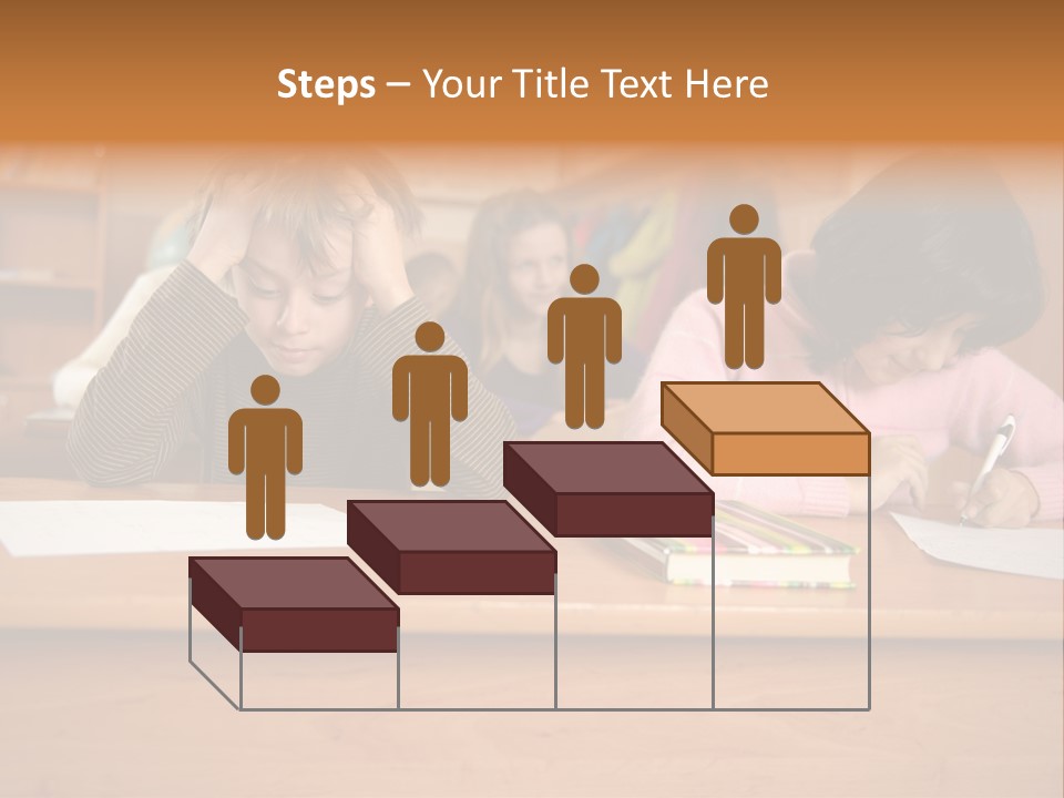 Elementary Sit Together PowerPoint Template