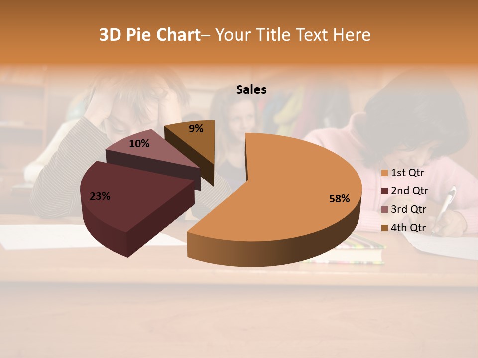 Elementary Sit Together PowerPoint Template