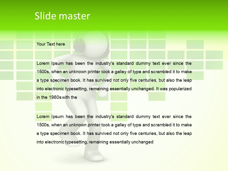 Render Happy Breakdance PowerPoint Template