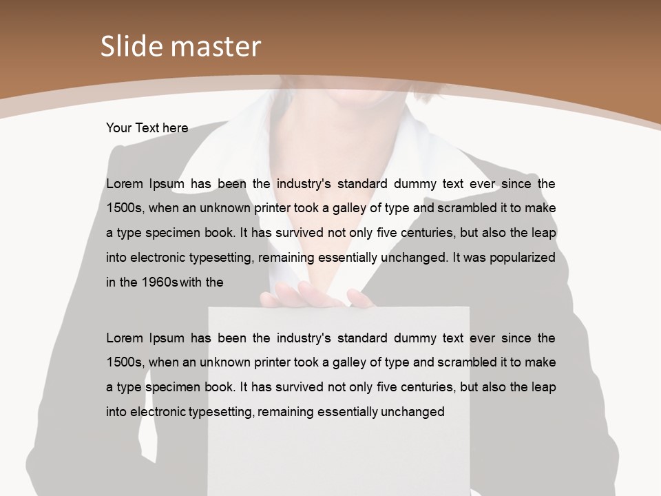 Humorou Board Chair PowerPoint Template