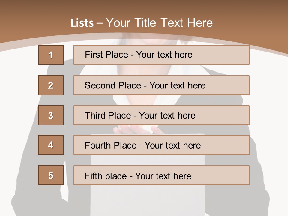 Humorou Board Chair PowerPoint Template