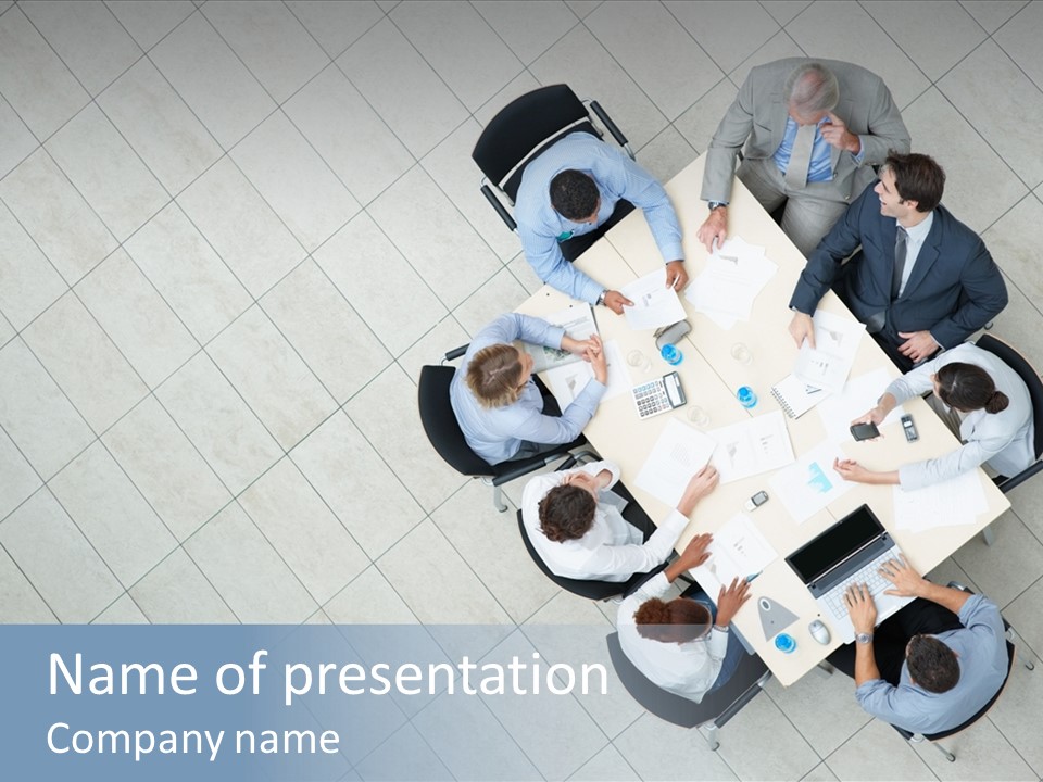 Office Di Cu Ion Human PowerPoint Template