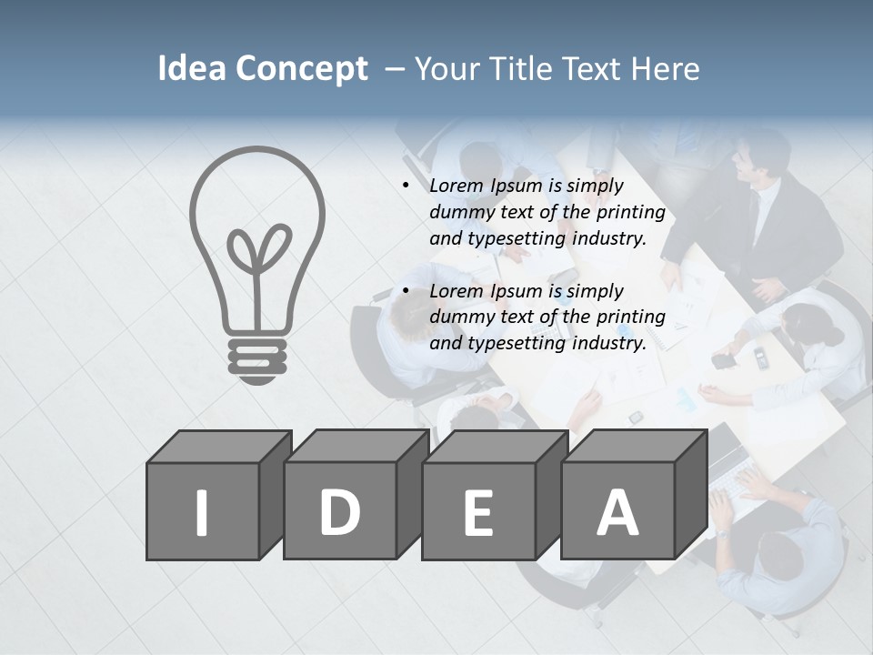Office Di Cu Ion Human PowerPoint Template