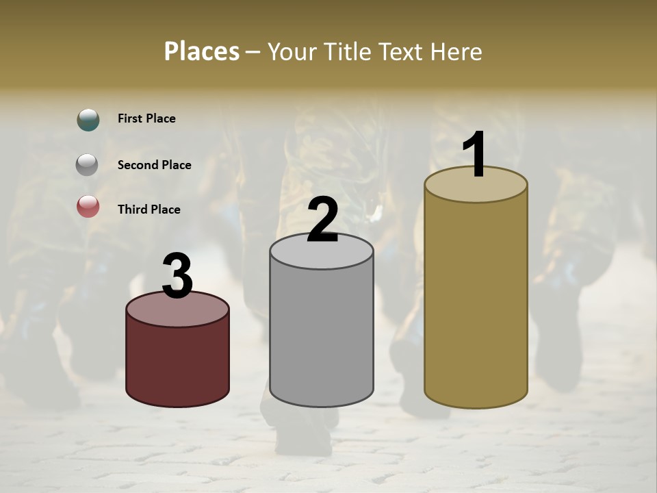 Ground Formation Sailors PowerPoint Template