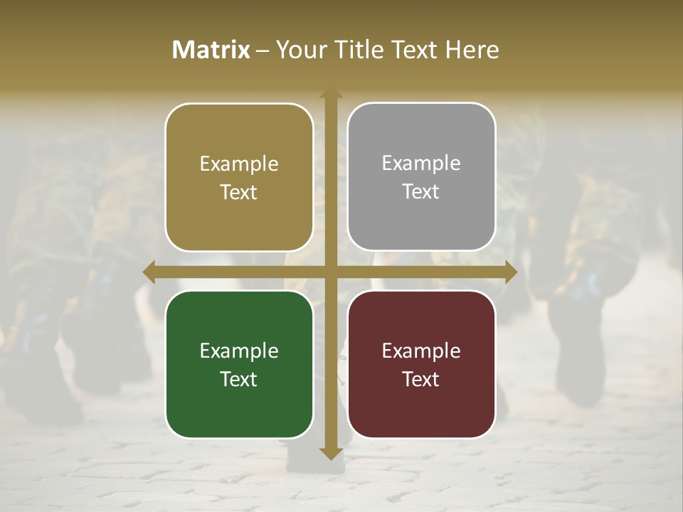 Ground Formation Sailors PowerPoint Template