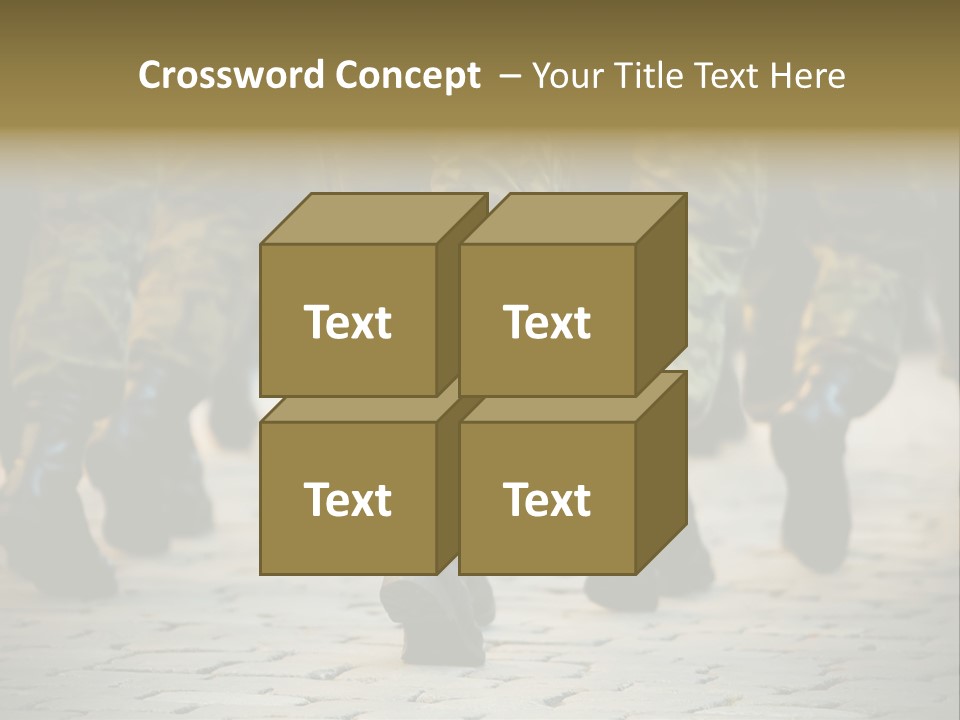 Ground Formation Sailors PowerPoint Template