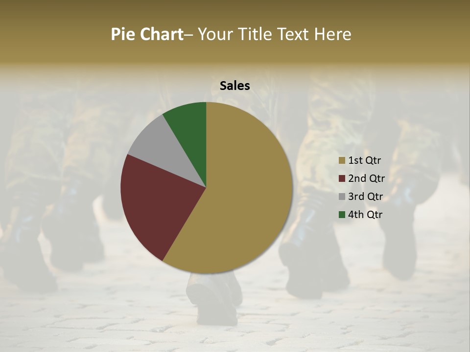 Ground Formation Sailors PowerPoint Template