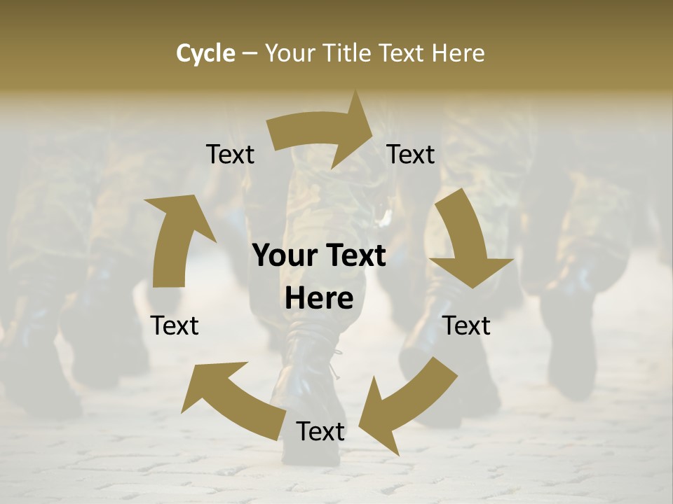 Ground Formation Sailors PowerPoint Template