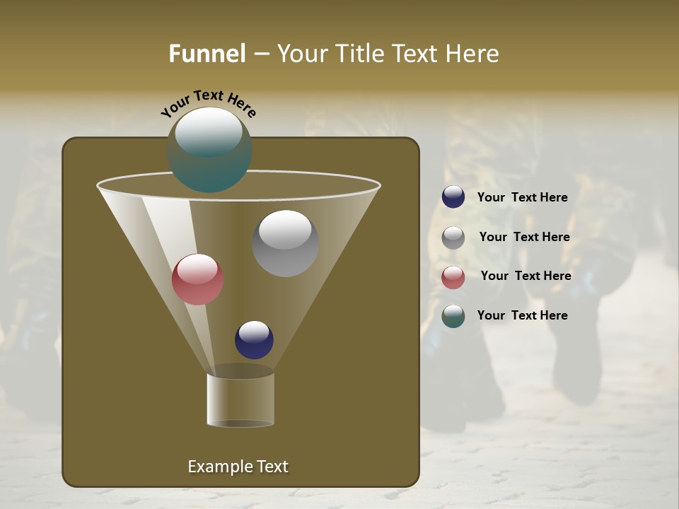 Ground Formation Sailors PowerPoint Template