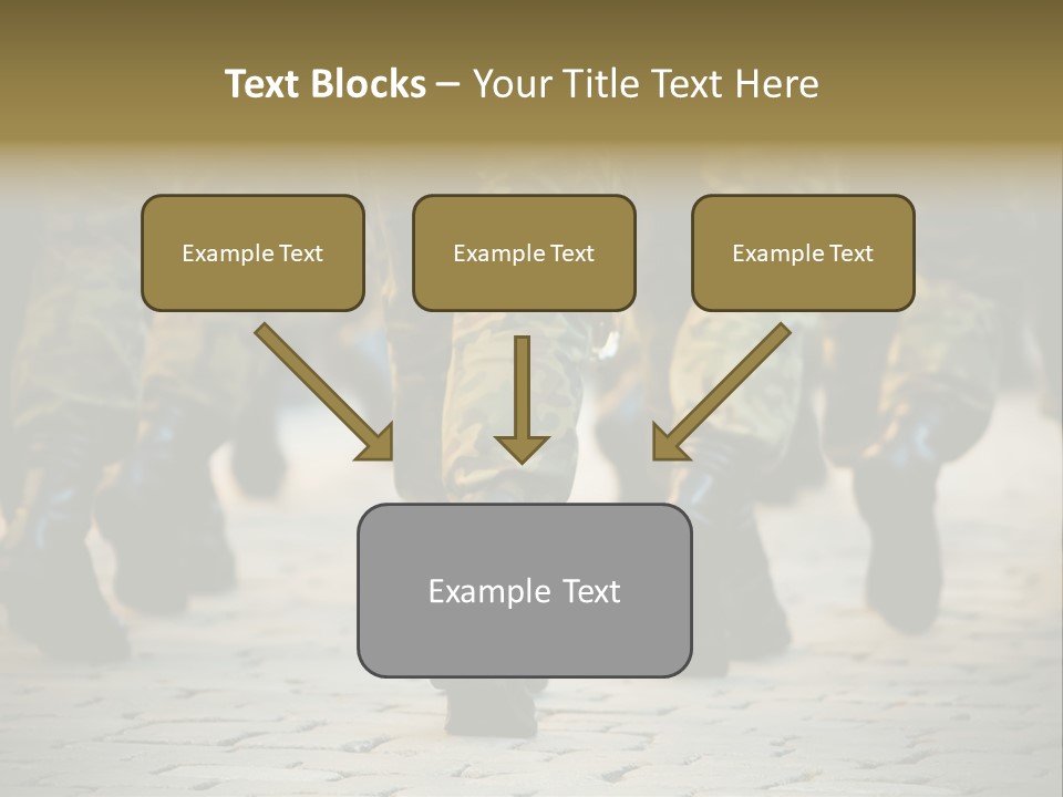 Ground Formation Sailors PowerPoint Template
