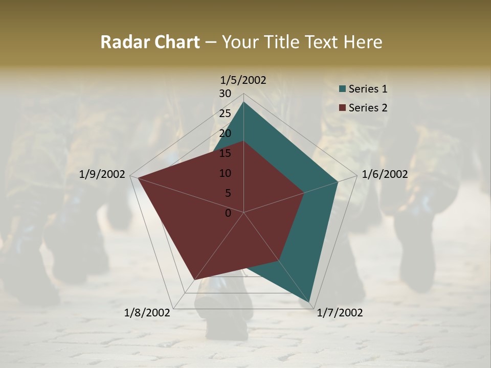 Ground Formation Sailors PowerPoint Template