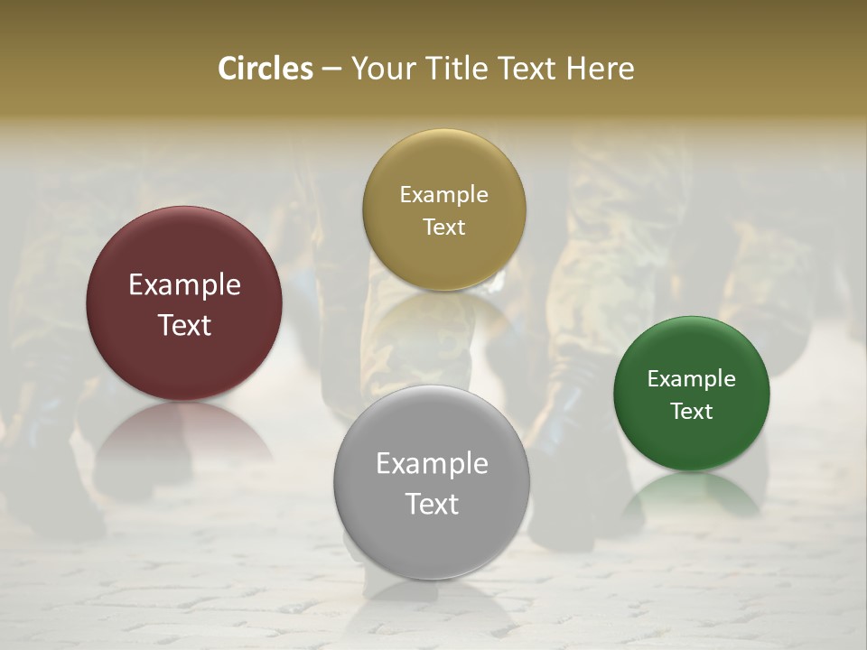 Ground Formation Sailors PowerPoint Template