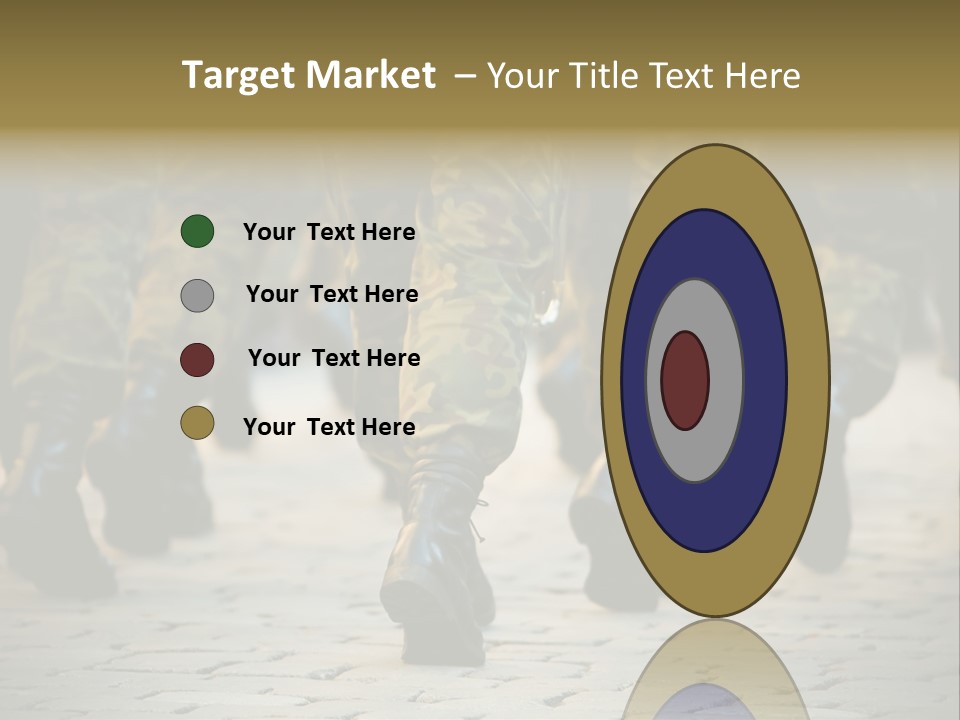 Ground Formation Sailors PowerPoint Template