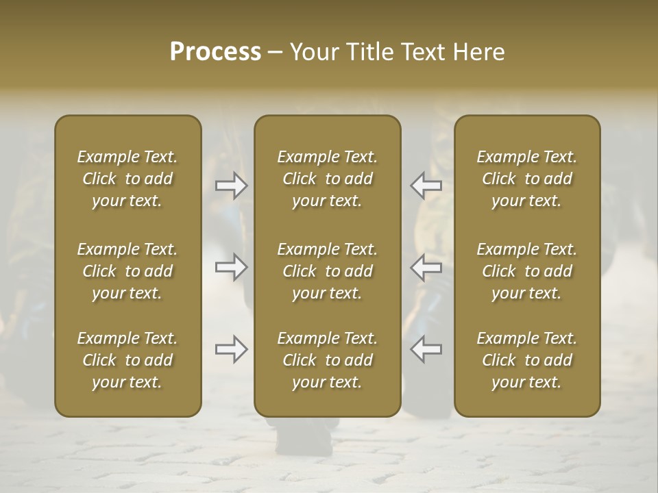 Ground Formation Sailors PowerPoint Template