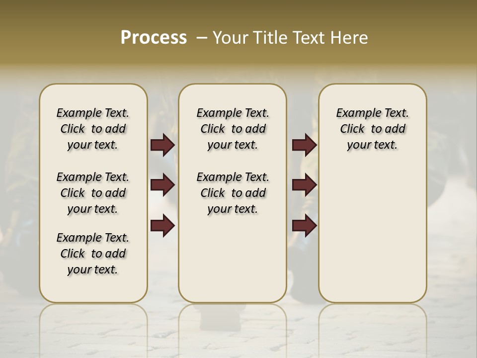Ground Formation Sailors PowerPoint Template