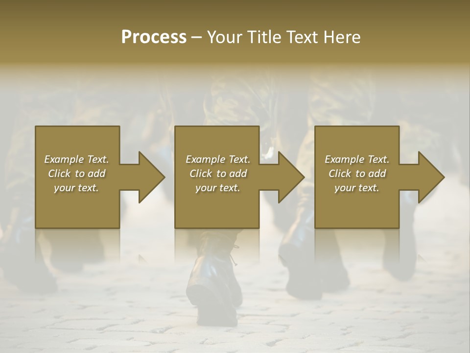 Ground Formation Sailors PowerPoint Template