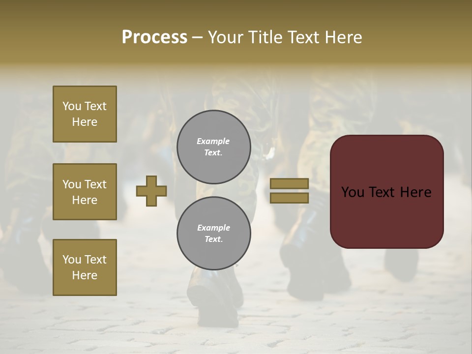 Ground Formation Sailors PowerPoint Template