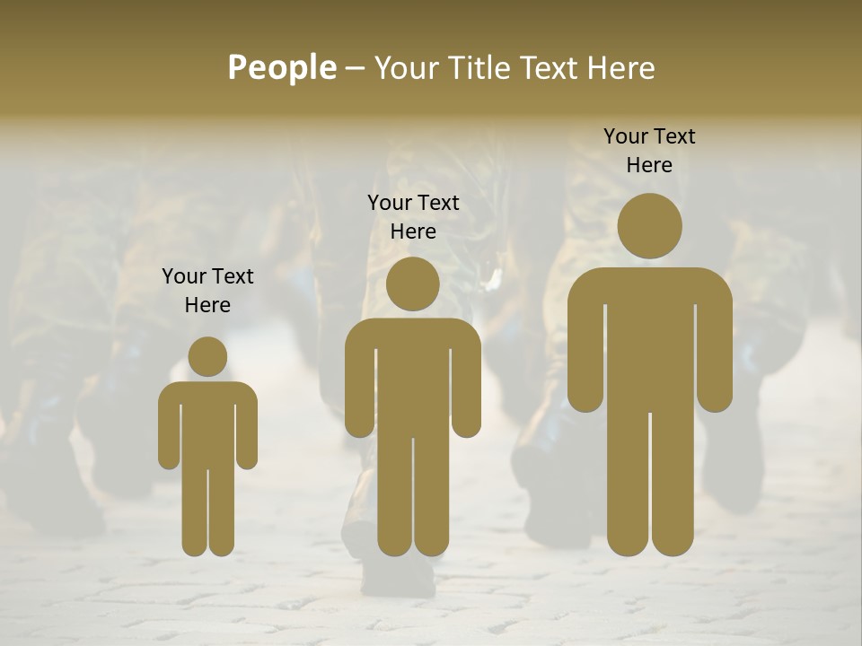 Ground Formation Sailors PowerPoint Template