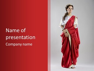 Toga Italy Clothing PowerPoint Template