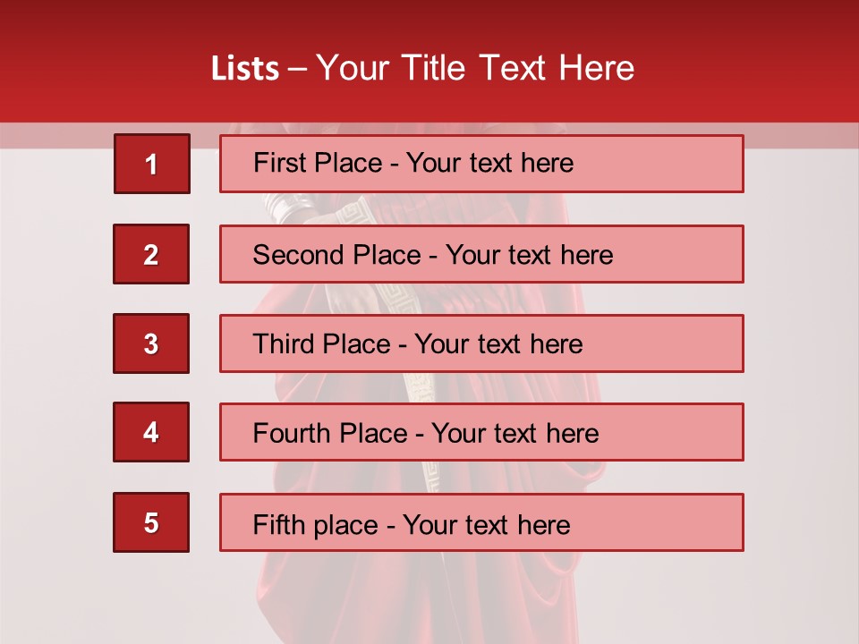 Toga Italy Clothing PowerPoint Template