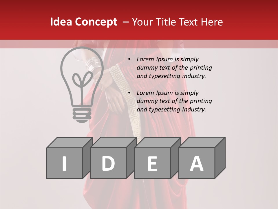 Toga Italy Clothing PowerPoint Template