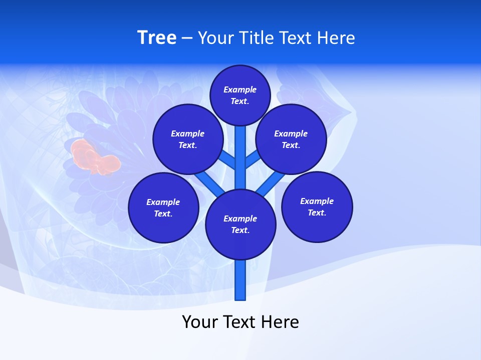 Illustration Gland Organs PowerPoint Template