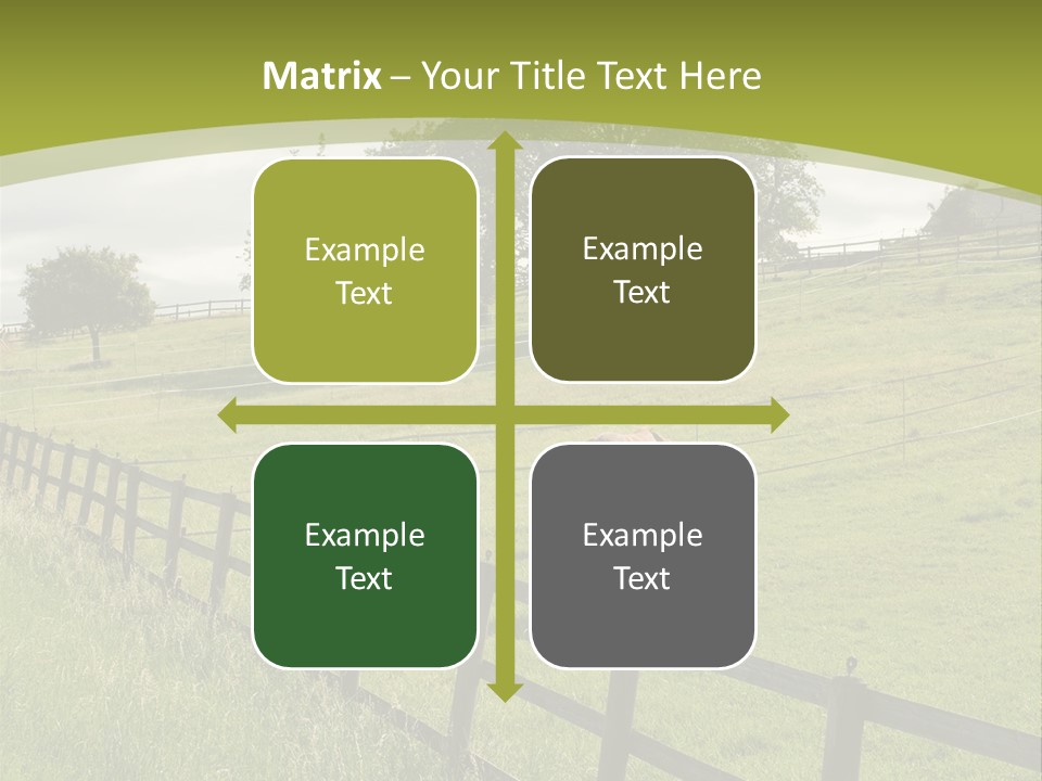 Meadow Prairie Pasture PowerPoint Template