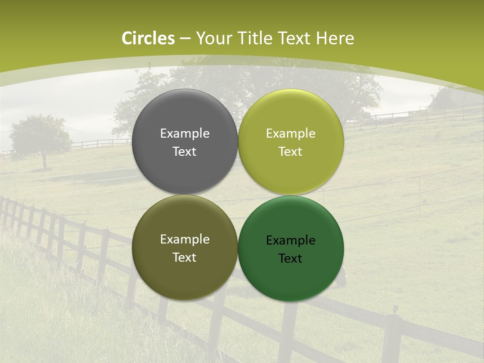 Meadow Prairie Pasture PowerPoint Template