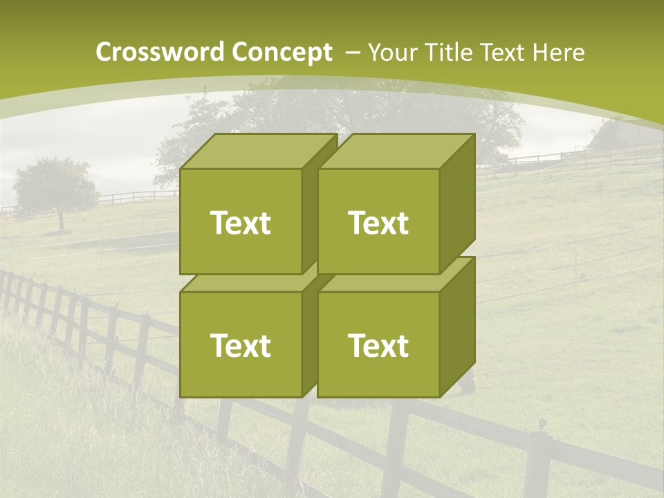 Meadow Prairie Pasture PowerPoint Template