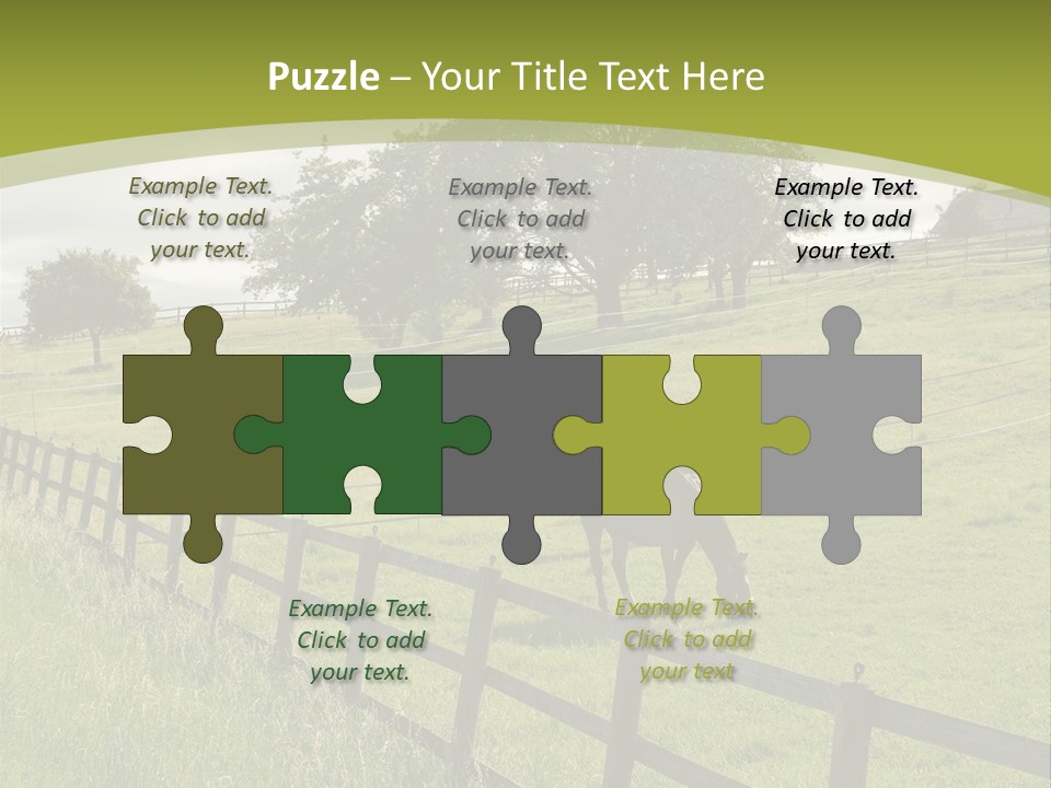 Meadow Prairie Pasture PowerPoint Template