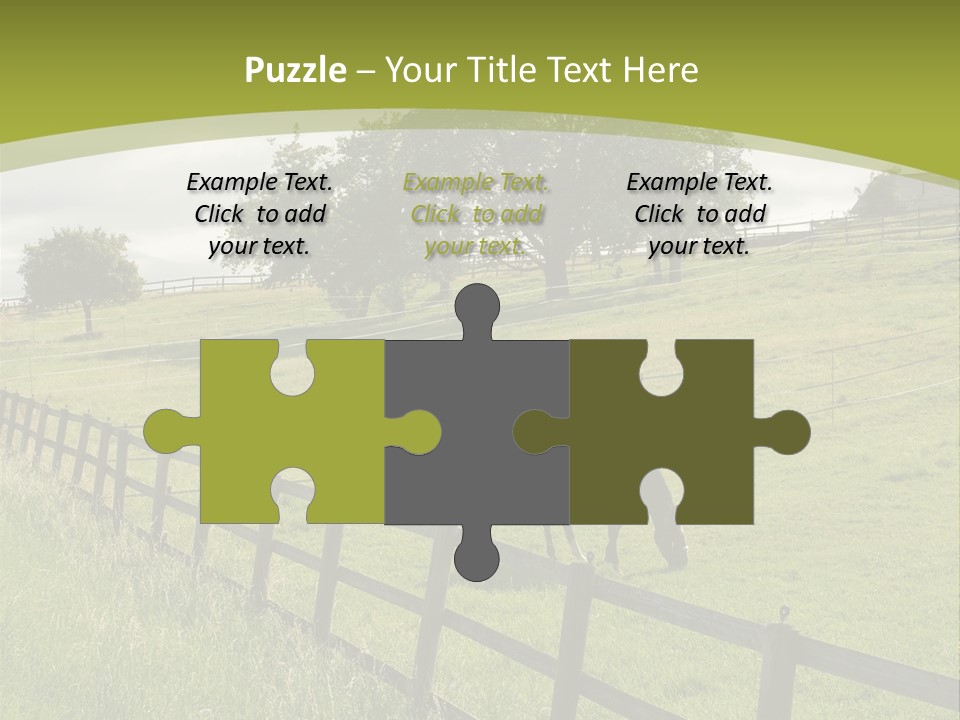 Meadow Prairie Pasture PowerPoint Template