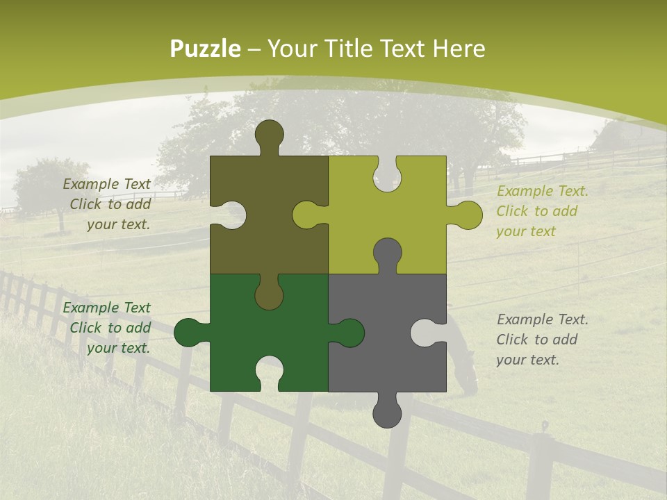 Meadow Prairie Pasture PowerPoint Template