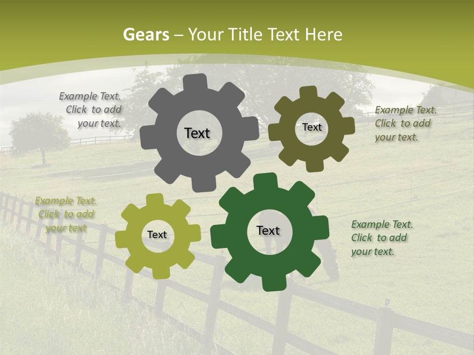 Meadow Prairie Pasture PowerPoint Template