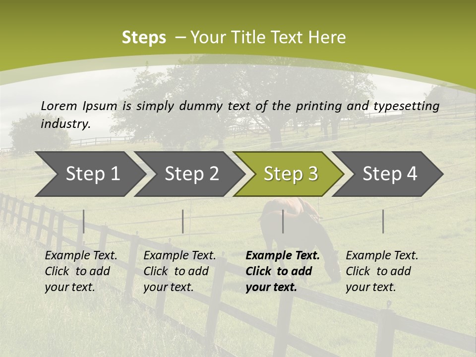 Meadow Prairie Pasture PowerPoint Template