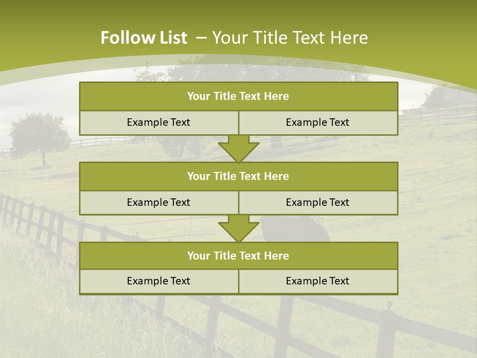 Meadow Prairie Pasture PowerPoint Template