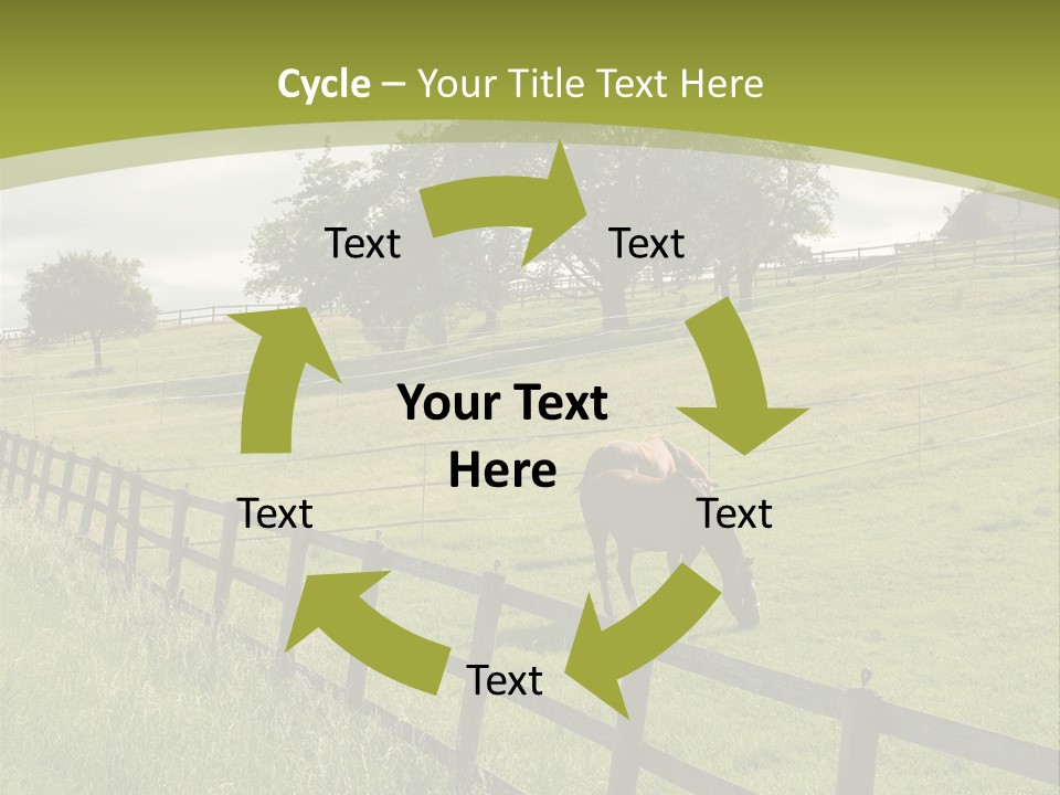 Meadow Prairie Pasture PowerPoint Template