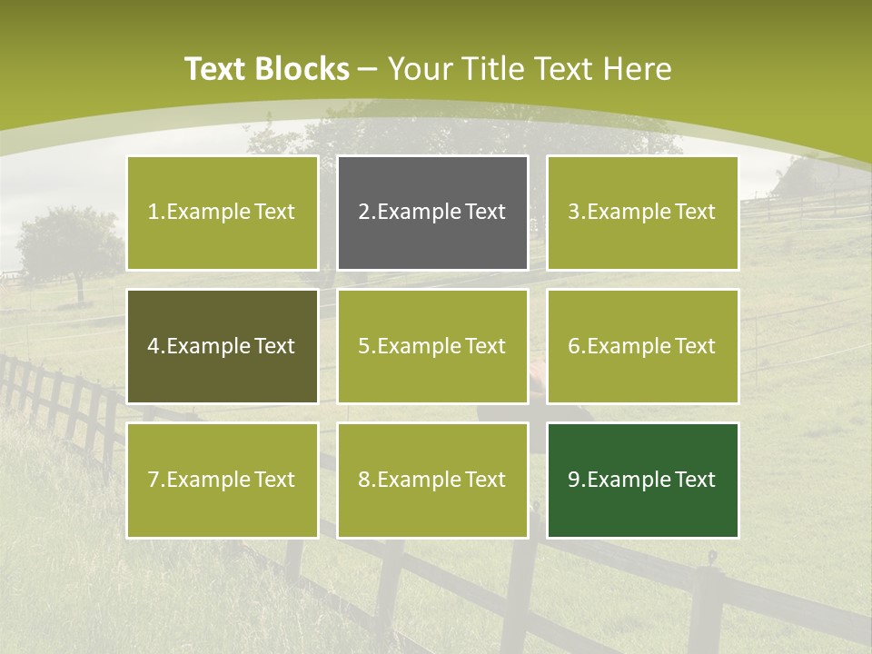 Meadow Prairie Pasture PowerPoint Template